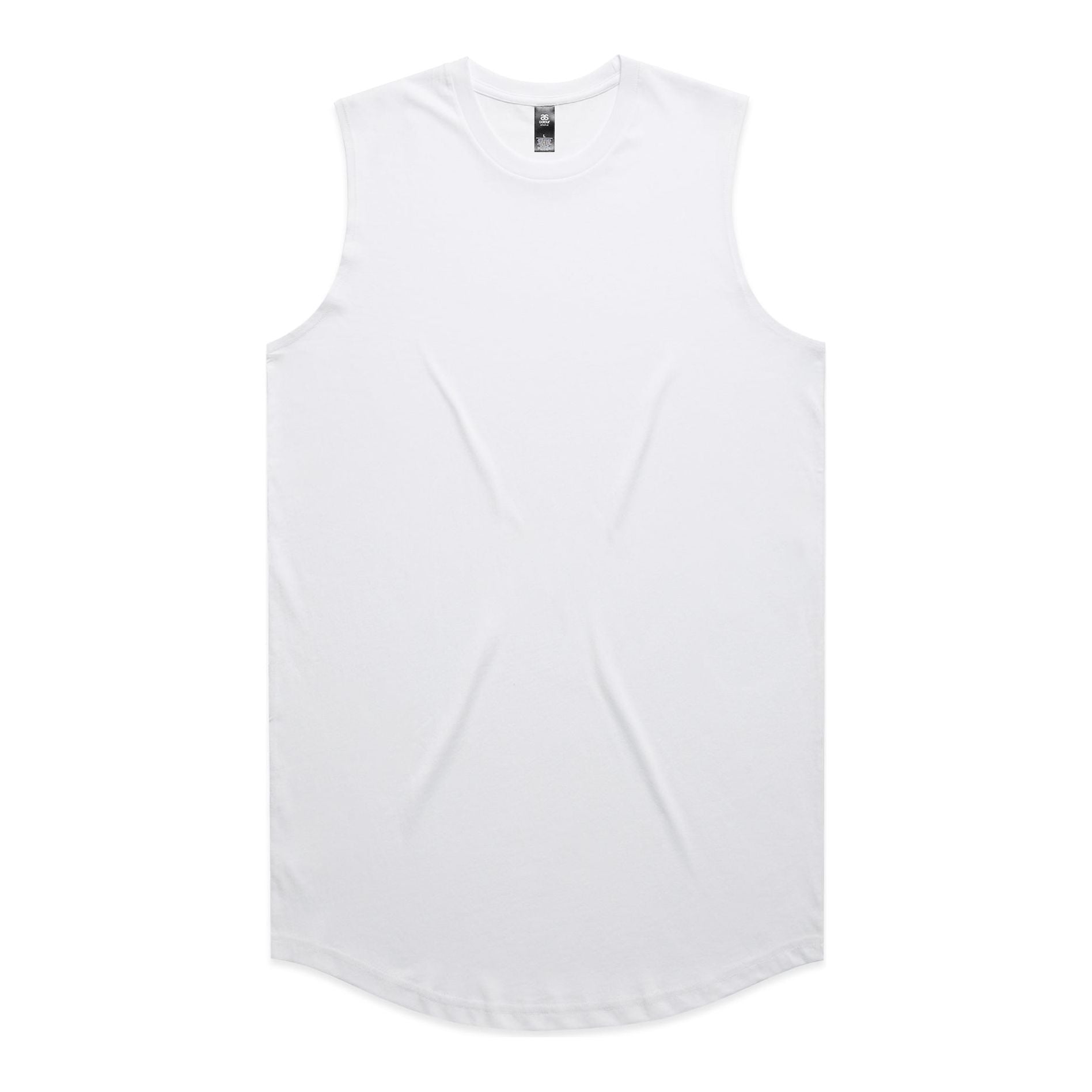 AS Colour Staple Curved Hem Tank - 5091