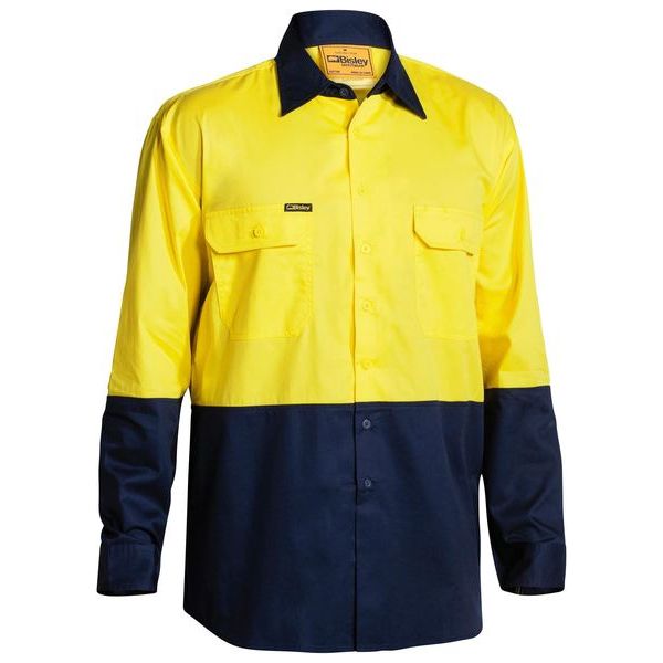 Bisley HI VIS COOL LIGHTWEIGHT DRILL SHIRT - BS6895
