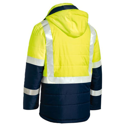 Bisley Taped Hi Vis Puffer Jacket - BJ6929HT