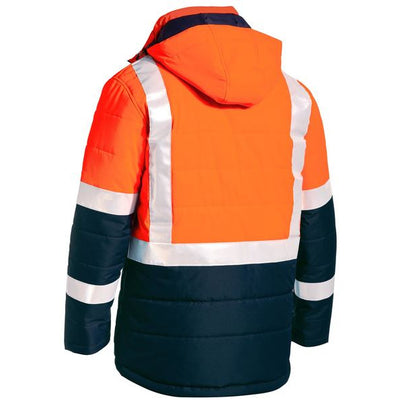 Bisley Taped Hi Vis Puffer Jacket - BJ6929HT