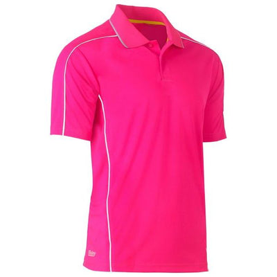 Bisley Cool Mesh Polo with reflective Piping - BK1425