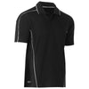 Bisley Cool Mesh Polo with reflective Piping - BK1425