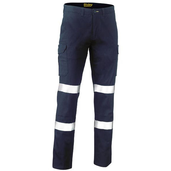 Bisley Taped Stretch Cotton Drill Cargo Pants - BPC6008T