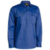 BISLEY CLOSED FRONT COTTON DRILL SHIRT - BSC6433