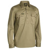 BISLEY CLOSED FRONT COTTON DRILL SHIRT - BSC6433