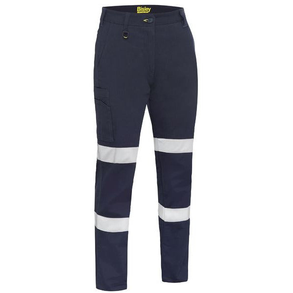 Bisley Woman's Taped Stretch Cotton Drill Cargo Pants - BPLC6008T