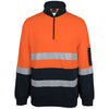 JB's Wear Hi Vis Cotton Zip Fleece - 6DVFM