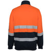 JB's Wear Hi Vis Cotton Zip Fleece - 6DVFM