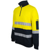 JB's Wear Hi Vis Cotton Zip Fleece - 6DVFM