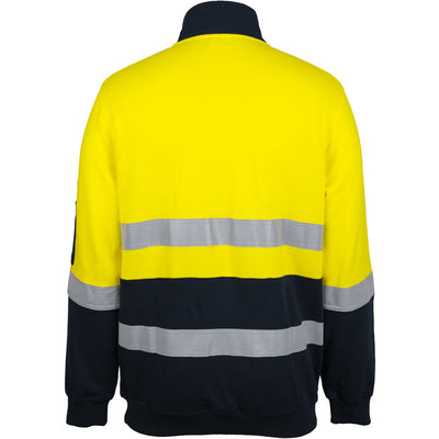 JB's Wear Hi Vis Cotton Zip Fleece - 6DVFM