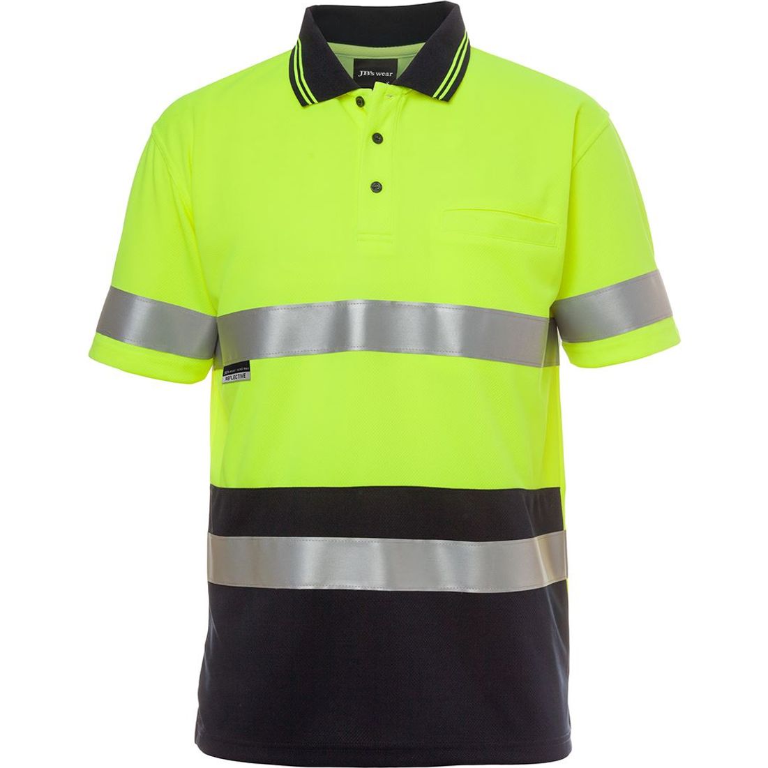 JB's Hi Vis D+N Traditional Polo - 6HVST