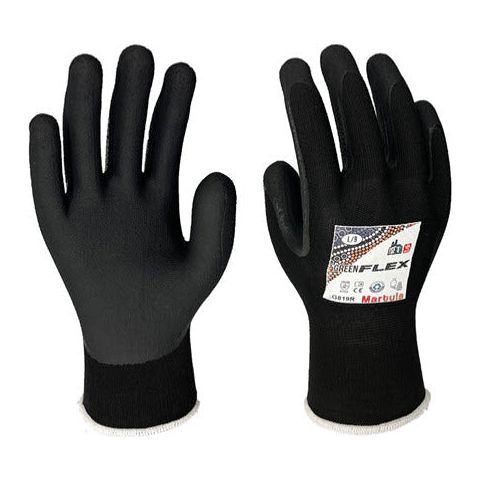 YSF GreenFlex Recycled Black Gloves - G819R