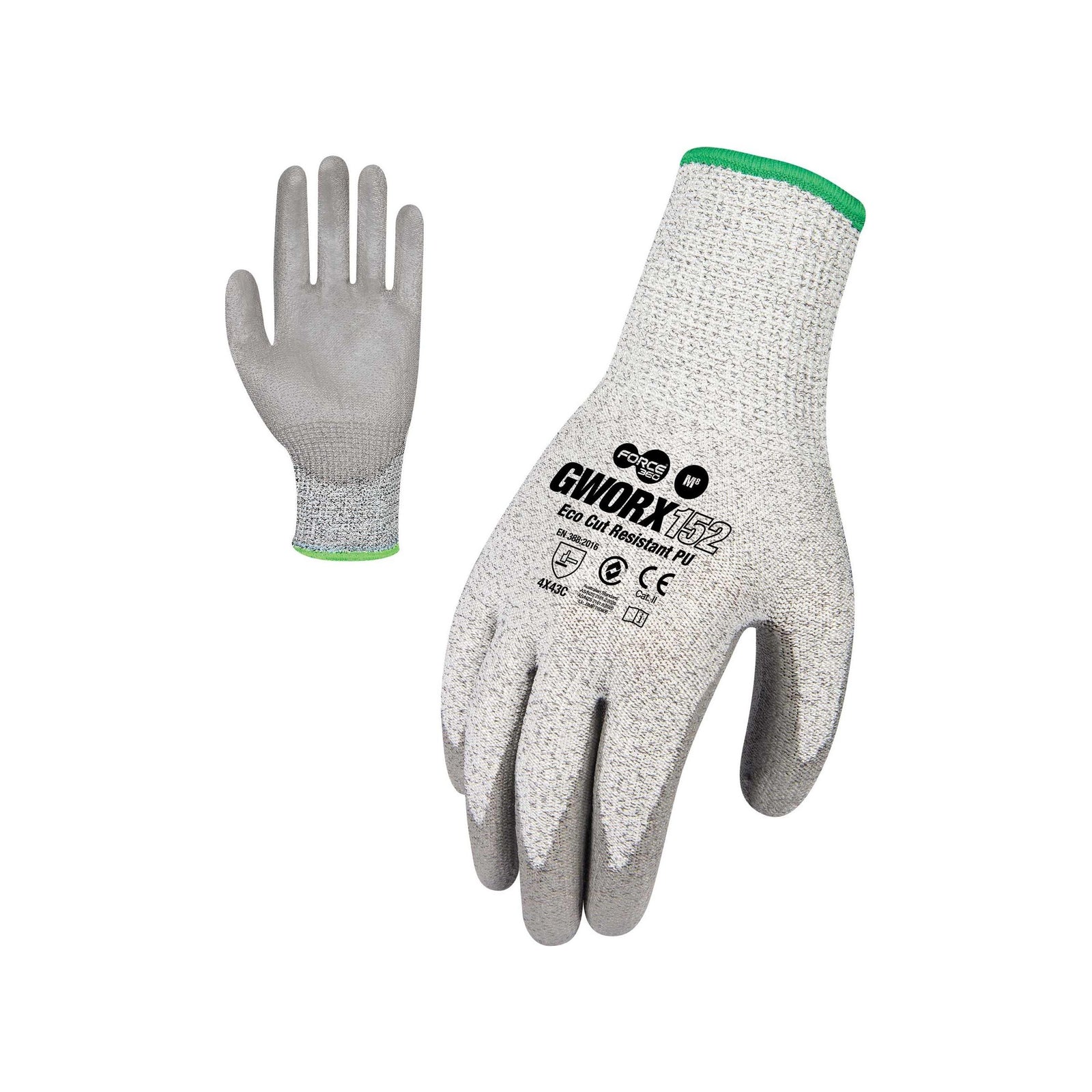Force 360 Eco Cut Resistant PU Gloves - GWORX152