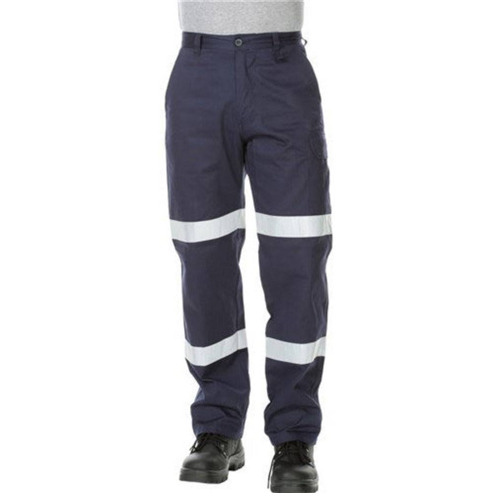 Work IT Navy Mid Weight Cargo Double Taped Pant - 1004DT