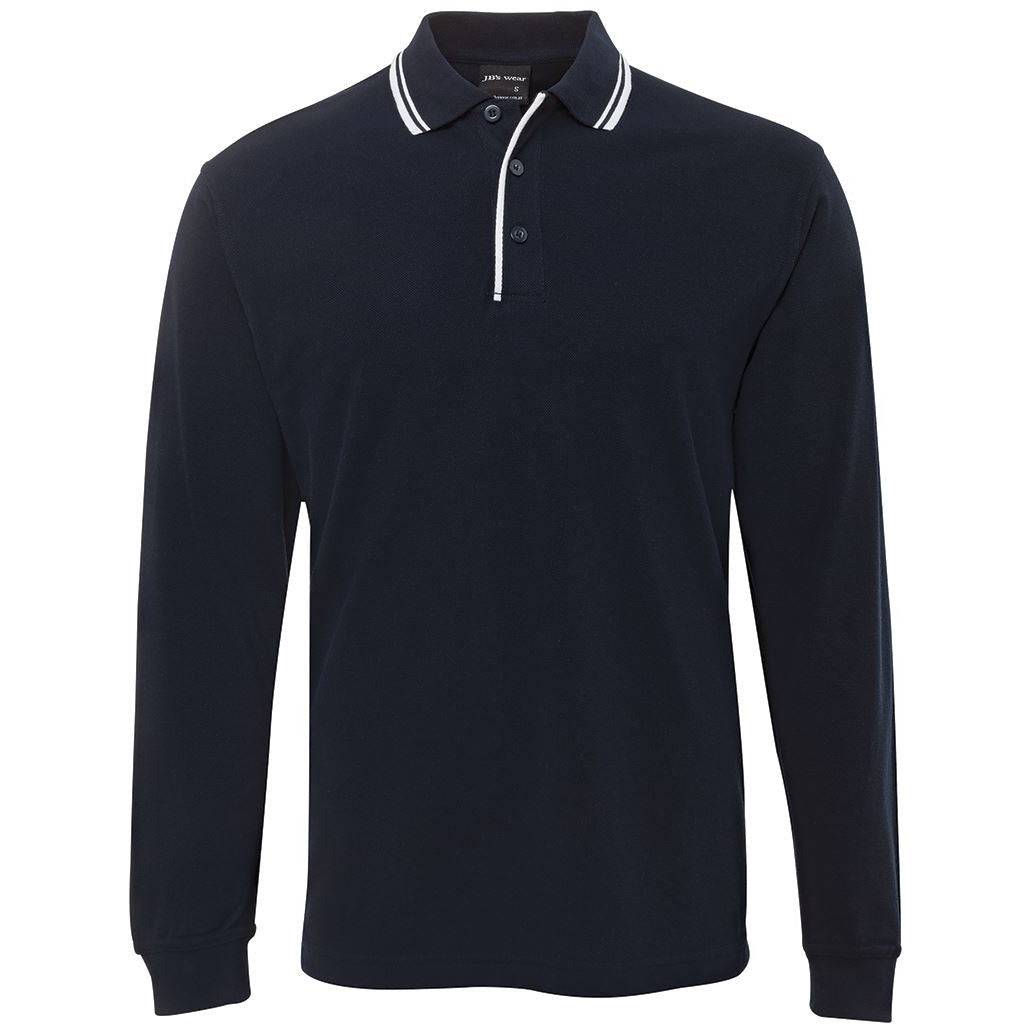 JB's Contrast LS Polo Shirt - 210XC
