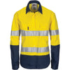 DNC Ladies Hi Vis Cool Breeze Cotton Shirt with Tape - 3786