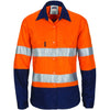 DNC Ladies Hi Vis Cool Breeze Cotton Shirt with Tape - 3786