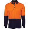 JB's HI VIS L/S COTTON POLO - 6CPHL