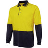 JB's HI VIS L/S COTTON POLO - 6CPHL