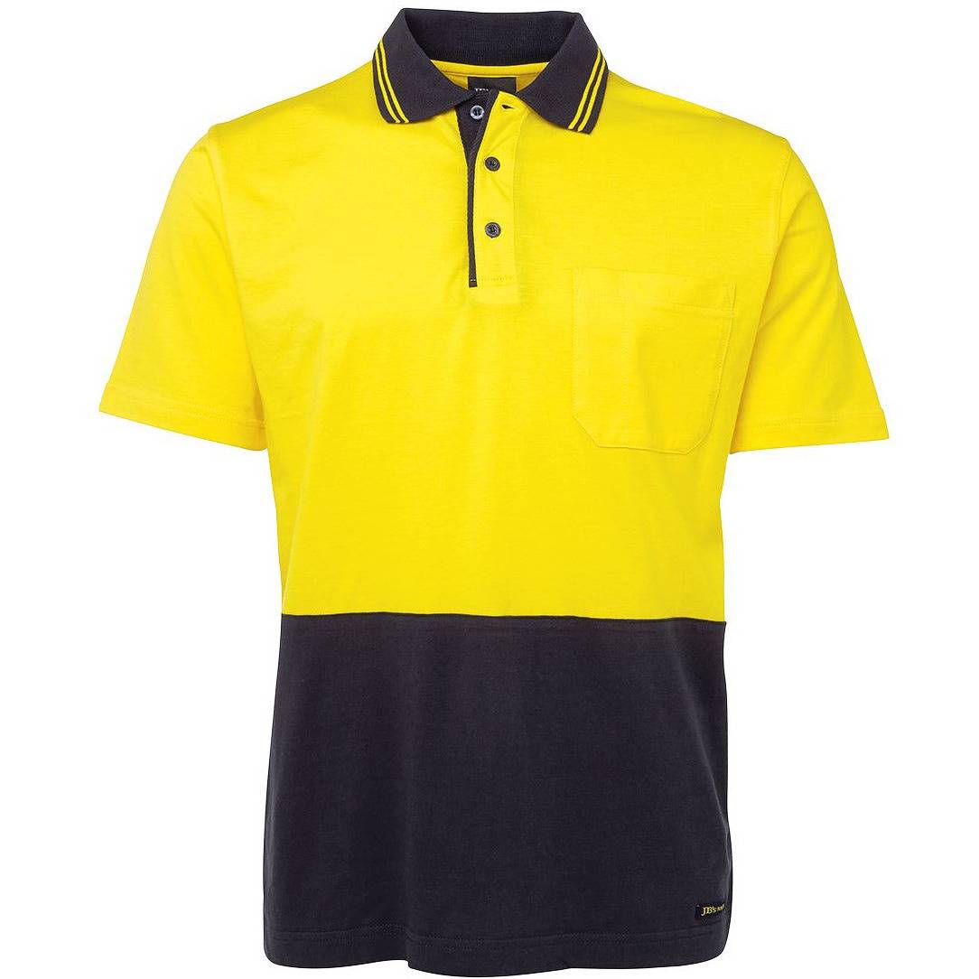JB's HI VIS S/S COTTON POLO - 6CPHV