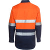 JB's HI VIS (D+N) L/S 190G WORK SHIRT - 6HLS