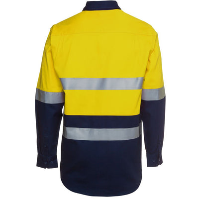 JB's HI VIS (D+N) L/S 190G WORK SHIRT - 6HLS