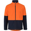 JB'S HI VIS WATER RESIST SOFTSHELL JACKET - 6HRJ