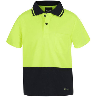 JBs HV Kids Non Cuff Trad Polo -6HVNCK