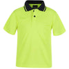 JBs HV Kids Non Cuff Trad Polo -6HVNCK