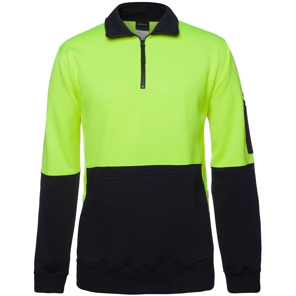 JB's Hi Vis 1/2 Zip Fleece 330gsm - 6HVPZ