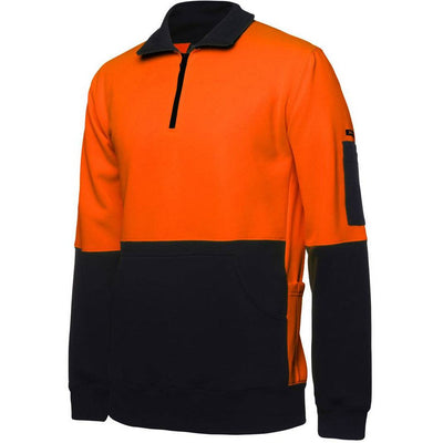JB's Hi Vis 1/2 Zip Fleece 330gsm - 6HVPZ