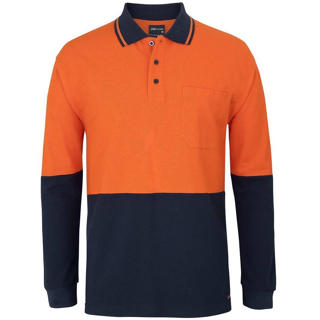 JB's HV L/S COTTON PIQUE TRAD POLO - 6HVQL