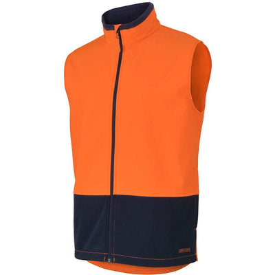 JB's HI VIS WATER RESIST SOFTSHELL VEST - 6HWV