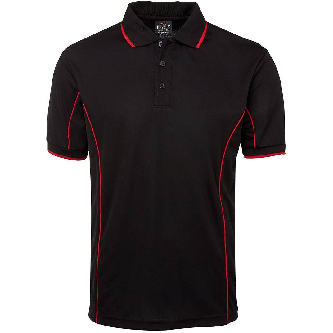 JB's PODIUM S/S PIPING POLO - 7PIP