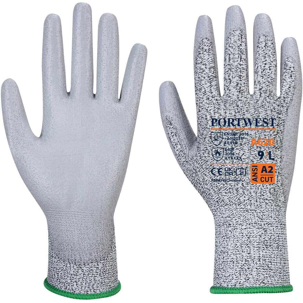 Port West Cut 3/B PU Palm Glove - A620