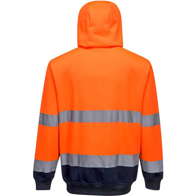 Port West Two Tone Zip Hood - B317