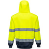 Port West Two Tone Zip Hood - B317