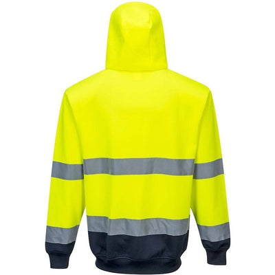 Port West Two Tone Zip Hood - B317