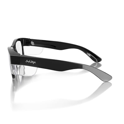 SAFE STYLE CLASSICS BLACK FRAME CLEAR LENS - CBC100