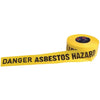 Pro Choice "DANGER ASBESTOS HAZARD" on Yellow Tape - DADH30075