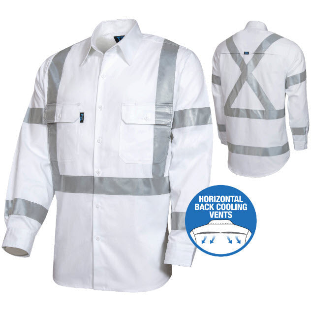 Tru Workwear Vented Night Whites Shirt - DS1162T5