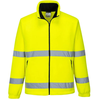 Port West Hi Vis Essential Zip Polar Fleece Jumper - F250