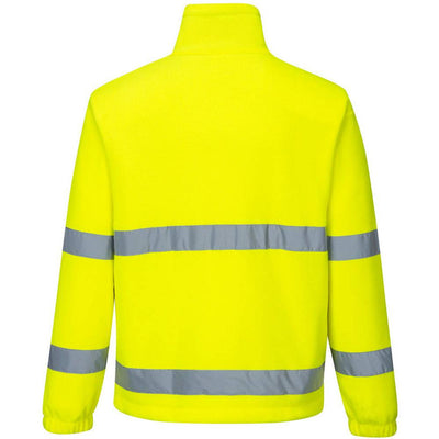Port West Hi Vis Essential Zip Polar Fleece Jumper - F250