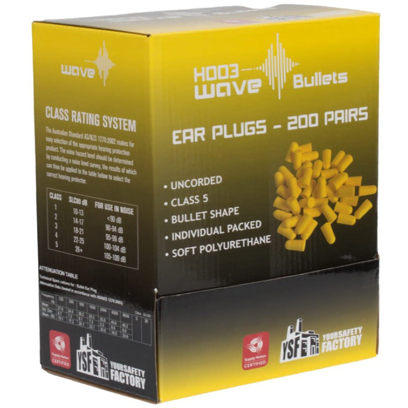 YSF Wave Bullet Ear Plugs - H003