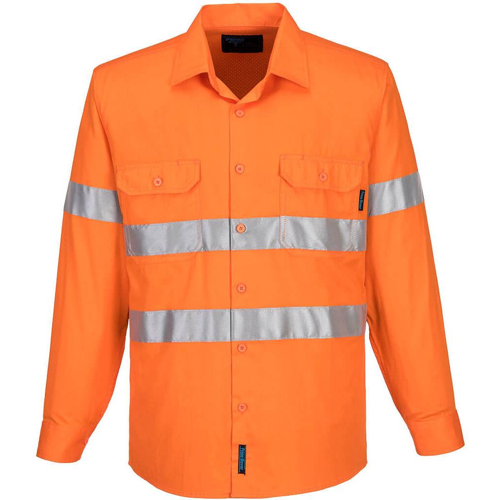 Prime Mover Hi Vis Lightweight Shirt - MA301