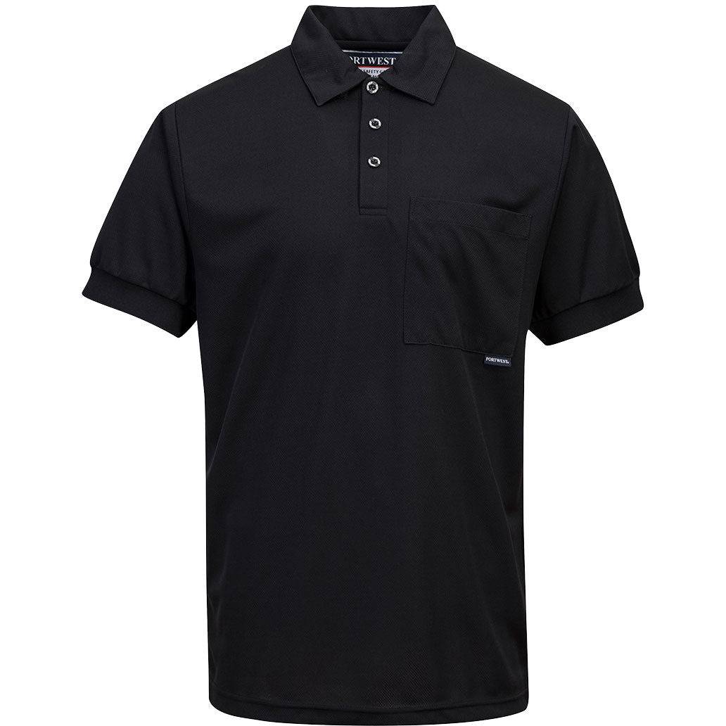 Prime Mover Solid Micro Mesh Polo - MP101