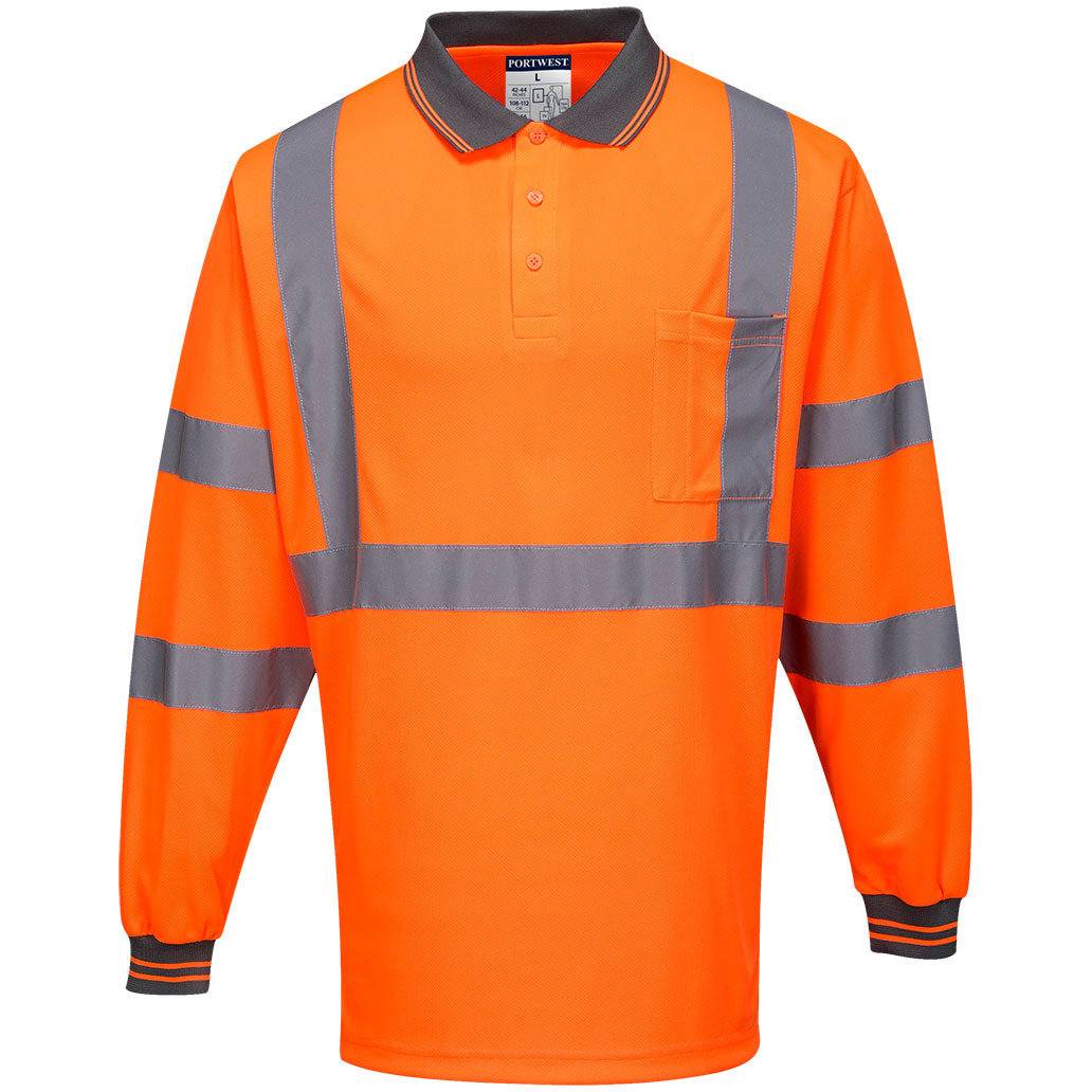 Port West X Back L/S Polo - MP713