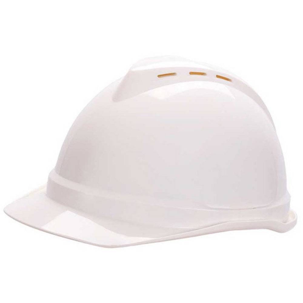 MSA V-Gard 500 Vented Push Lock Helmet