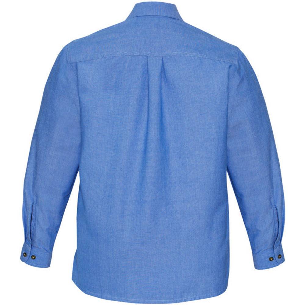 Biz Collection Wrinkle Free Chambray Shirt - SH112