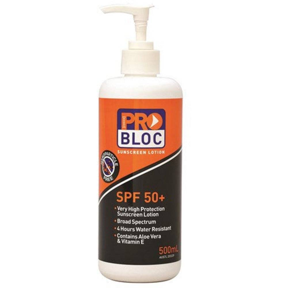 Pro Choice PRO-BLOC 50+ Sunscreen - 500mL Pump Bottle - SS500-50